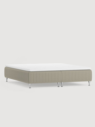 Säng Hallarhamn 210x200 Fast/Medel H.22.Gråbeige Säng Hallarhamn 210x200 Fast/Medel H.22.Gråbeige