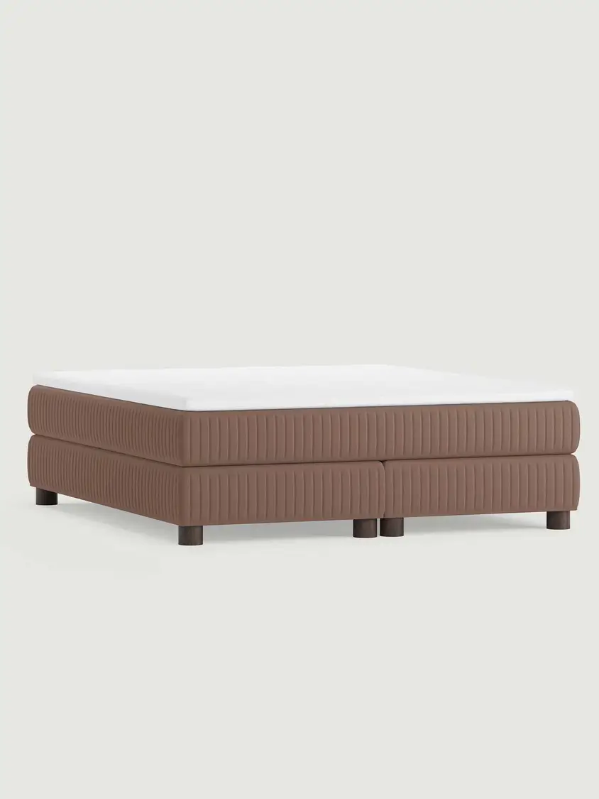 Säng Bellehamn 160x200 Fast/Medel H.56.Terrakotta