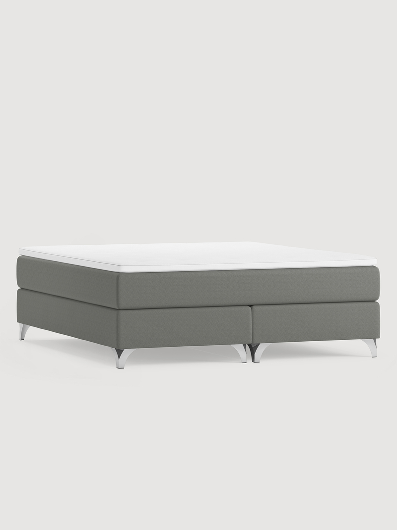 Säng Annelund 160x210 Duozon Medel/Multizon Mjuk Sa.149.Ljusgrå