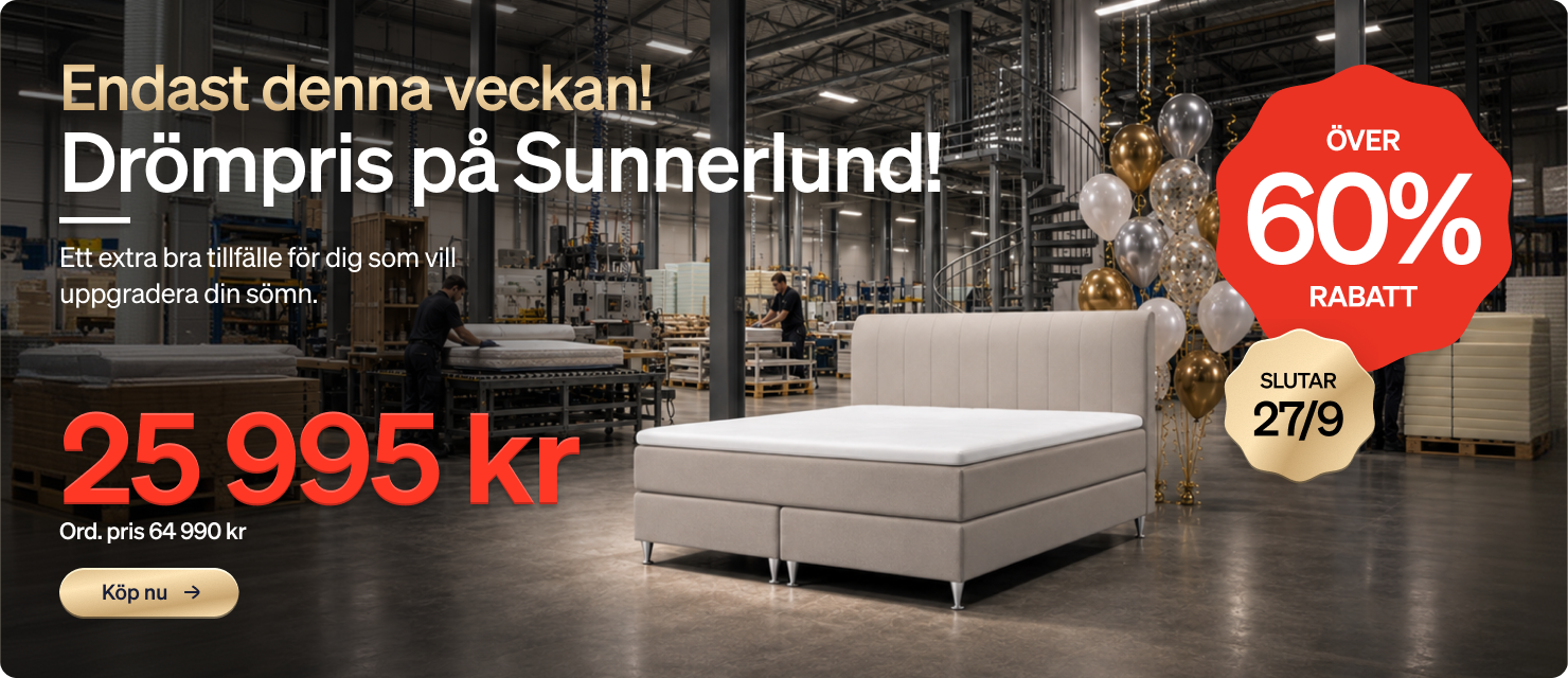 Drömpris på Sunnerlund - 25 995 kr - Över 60% rabatt Drömpris på Sunnerlund - 25 995 kr - Över 60% rabatt