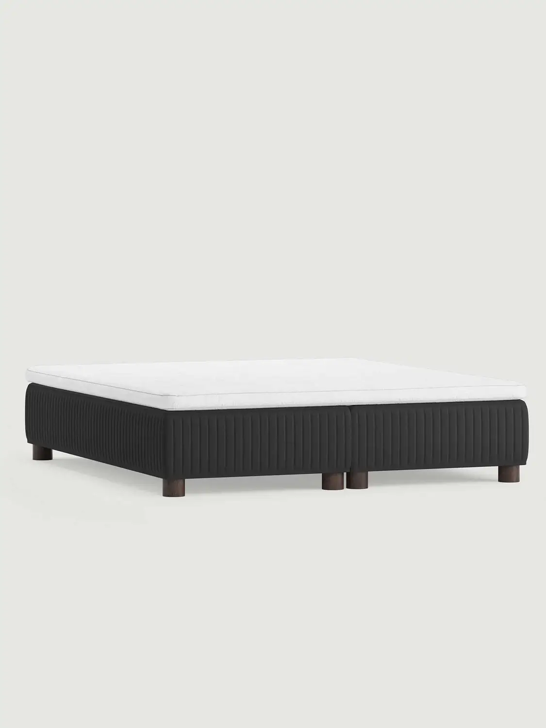 Säng Hallarskär 180x210 Medel/Fast H.17.Svart Säng Hallarskär 180x210 Medel/Fast H.17.Svart