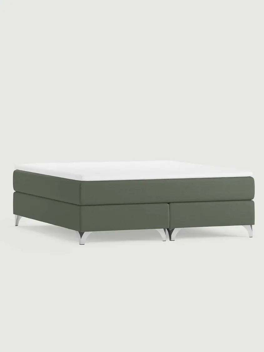 Säng Annehamn 160x210 Duozon Mjuk/Multizon Fast Sa.203.Ljusgrön
