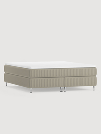 Säng Bellehamn 210x200 Fast/Fast H.22.Gråbeige Säng Bellehamn 210x200 Fast/Fast H.22.Gråbeige