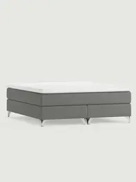 Säng Anneskär 210x210 Multizon Mjuk/Multizon Medel Sa.149.Ljusgrå