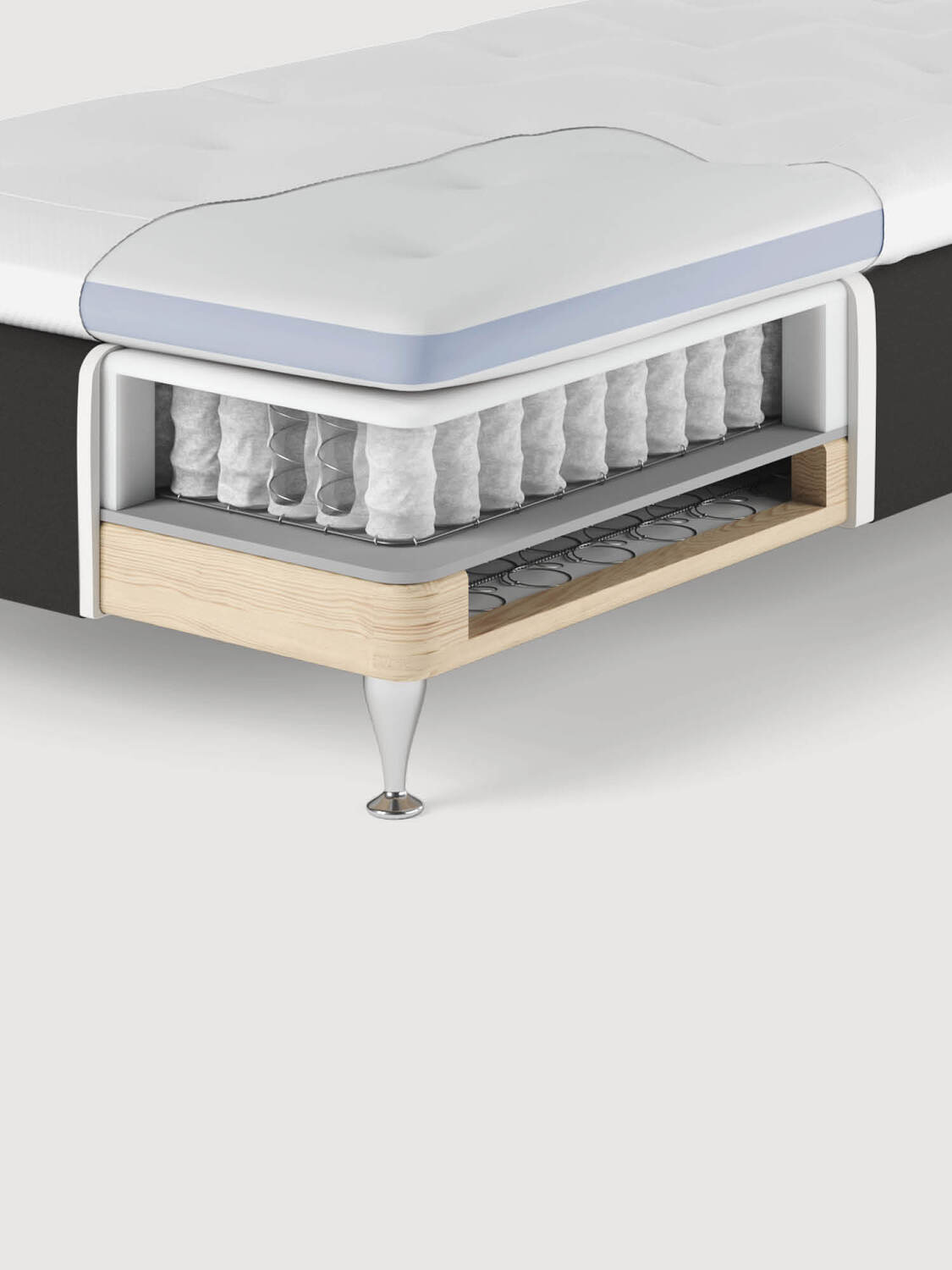 Säng Sofienäs 90x210 Medel A.Alu Säng Sofienäs 90x210 Medel A.Alu