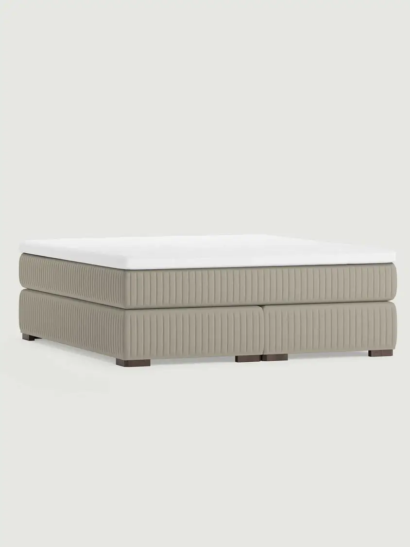 Säng Vingehamn 180x200 Medel/Medel H.22.Gråbeige