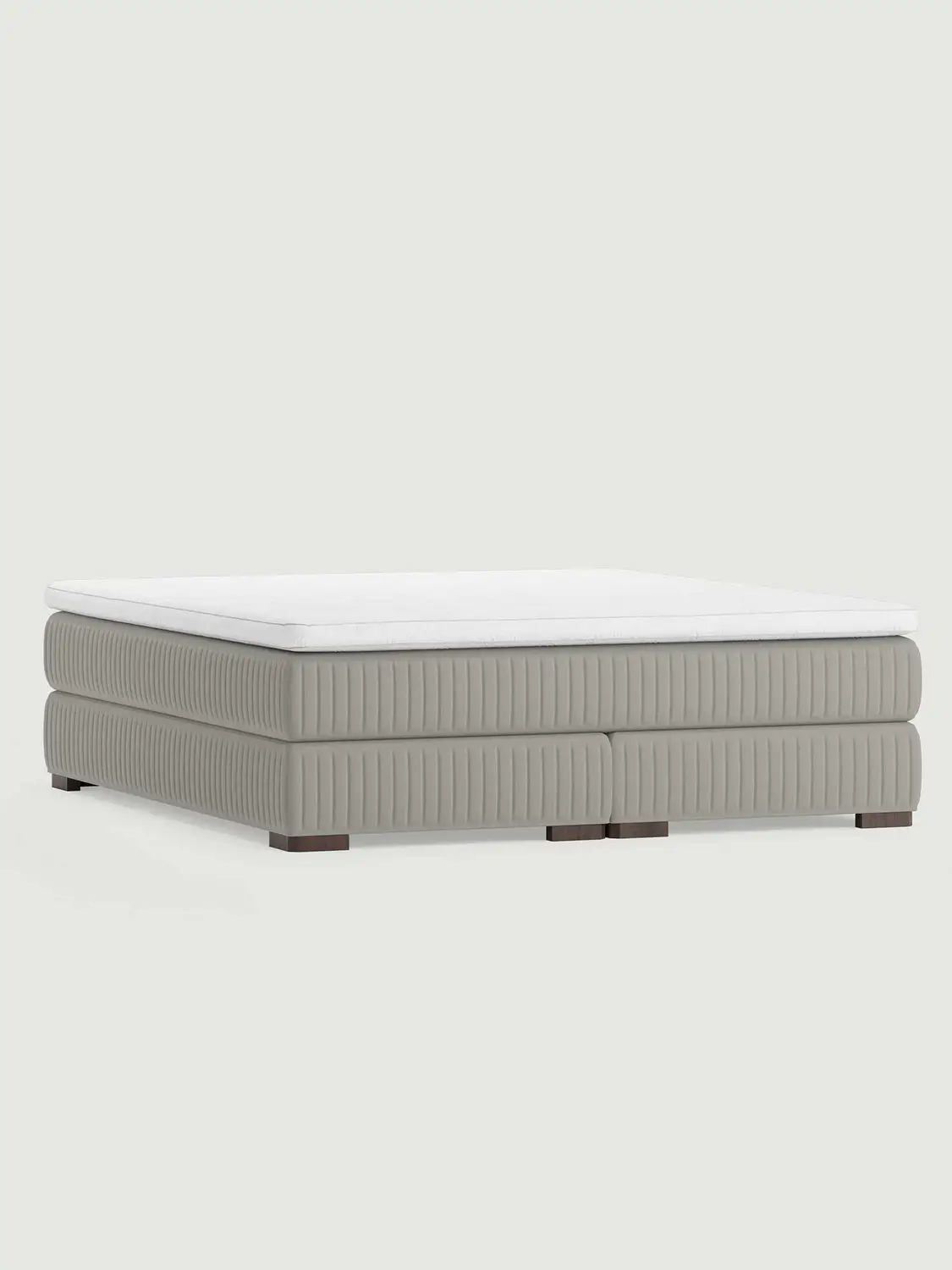 Säng Liljeskär 160x210 Fast/Medel H.20.Ljusgrå Säng Liljeskär 160x210 Fast/Medel H.20.Ljusgrå