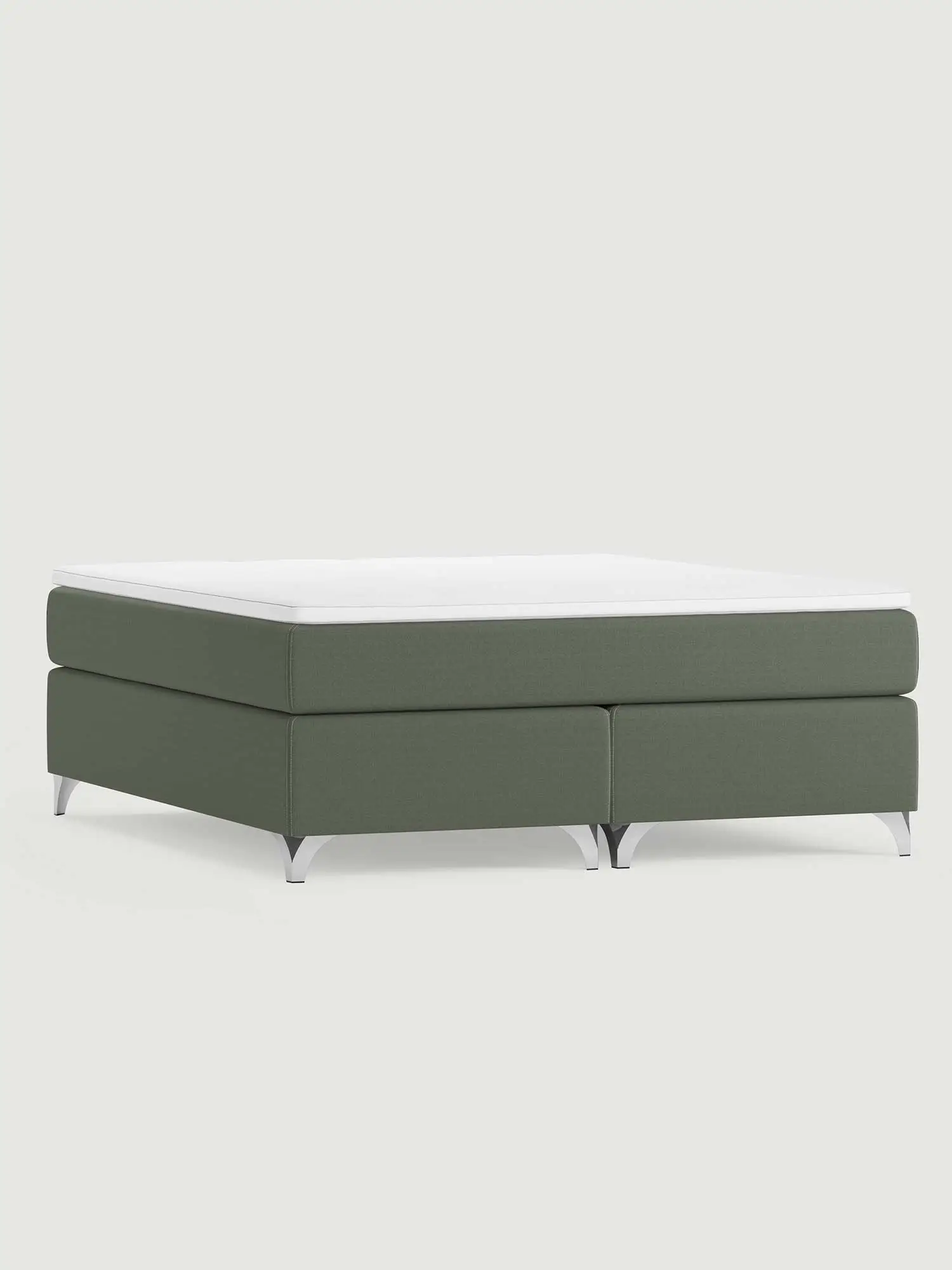 Säng Videlund 210x210 Duozon Medel/Multizon Medel Sa.203.Ljusgrön