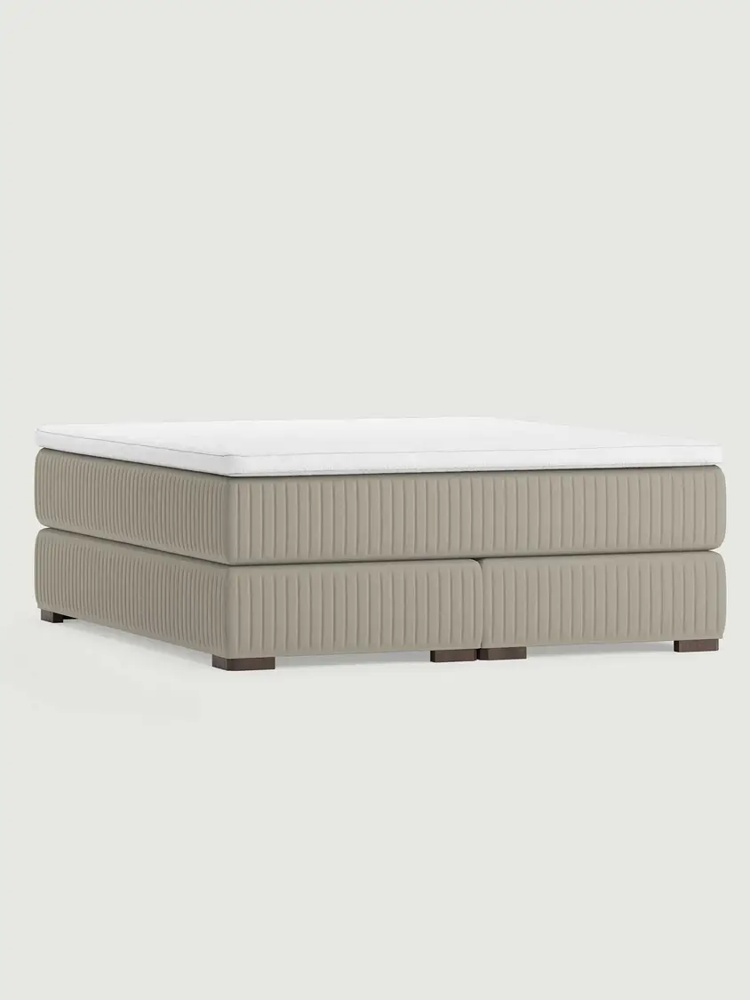 Säng Adelskär 160x200 Fast/Extra fast H.22.Gråbeige