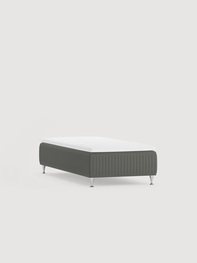 Säng Hallarskär 90x210 Fast H.19.Grå Säng Hallarskär 90x210 Fast H.19.Grå