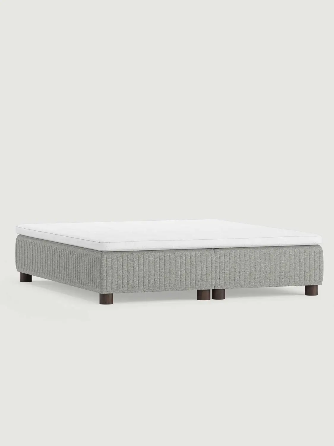 Säng Hallarskär 210x200 Medel/Fast D.Ljusgrå Säng Hallarskär 210x200 Medel/Fast D.Ljusgrå